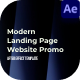 Modern Landing Page Website Promo - VideoHive Item for Sale