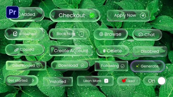 Liquid Glass Button