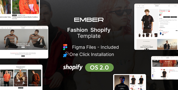 Ember - Minimal Fashion & Clothing Shopify Theme