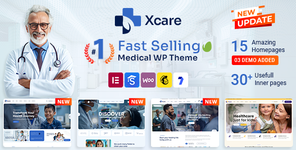 Xcare - Medical and Health Care WordPress Theme