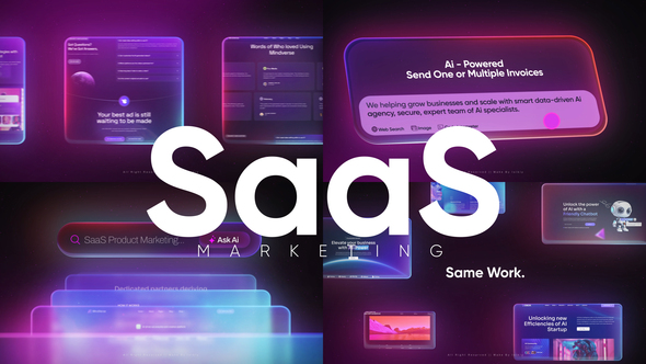 SaaS Product Promo - Marketing Website Promo