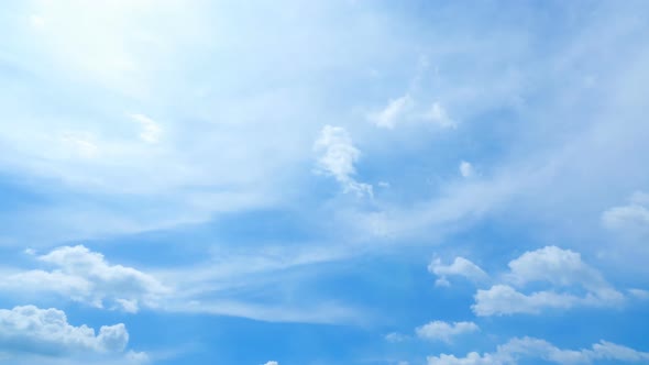 cloud sky time lapse , cloud moving and sun light.