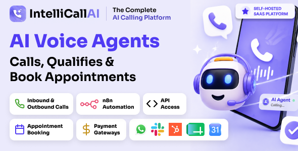 IntelliCall AI – AI Voice Agents for Lead Automation, Appointment Booking & Call Campaigns SaaS
