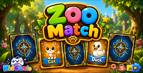 Zoo Match - HTML5 Game