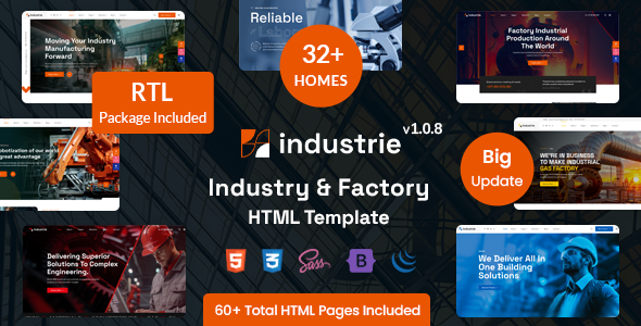 Industrie - Factory & Industry HTML Template