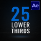 Lower Thirds Shadow \ AE - VideoHive Item for Sale