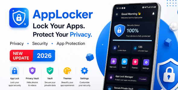 AppLock - Android App with Secure Vault & Fingerprint
