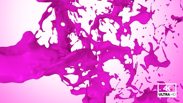 Splash Of Pink Paint V6