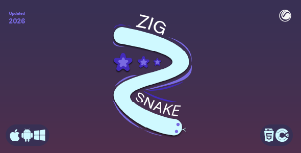Zig Snake | HTML5 Construct 3 Game