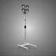 Mobile Four 4 Spot Stand Led Lamp Flood Light Telescopic Pole - 3DOcean Item for Sale