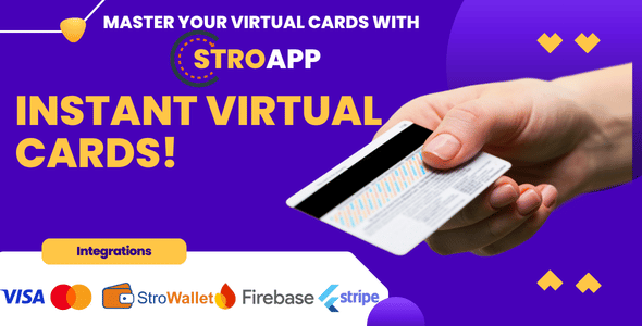 StroApp | Virtual Card Backend and Flutter Admin