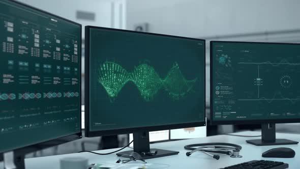 Advanced Analysis Of Human Gene In Molecular Scanner Software Interface alt