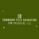 Command Titles | Animated Title Scenes for Premiere Pro - VideoHive Item for Sale