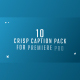 Crisp Captions | Animated Caption Scenes for Premiere Pro - VideoHive Item for Sale