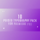 Poised Typography | Typography Scenes for Premiere Pro - VideoHive Item for Sale