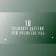 Velocity Letters | Kinetic Typography Scenes for Premiere Pro - VideoHive Item for Sale