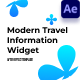 Modern Travel Information Widget - VideoHive Item for Sale
