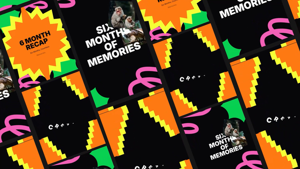 Creative Semester Recap Video Slideshow for Social Media