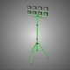 Tripod Large Eight 8 Led Lamp Flood Light Floodlight Pole Tower - 3DOcean Item for Sale