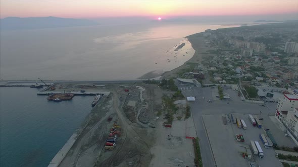 Dock in Albania