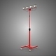 Red Mobile Pole Tower Light Lamp Led Caster Wheel Floor Standing - 3DOcean Item for Sale