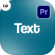 Animated Text for Premiere Pro - VideoHive Item for Sale