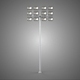 Light Pole Multiple 12 Led Lamp Rig Tower Rack Street Park Arena - 3DOcean Item for Sale