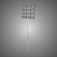 Multi Directional High Mast 16 Light Rack Led Lamp Column Tower - 3DOcean Item for Sale