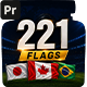 221 Looping World Flags for After Effects – 4 Realistic 3D Setups, Keyed - VideoHive Item for Sale