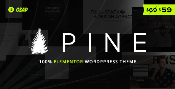 Pine – Elementor Creative Agency & Portfolio WordPress Theme