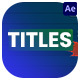 Stat Punch Titles - VideoHive Item for Sale