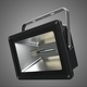 Black Halogen Bulb Glass Lamp Floodlight Flood Light Lighting - 3DOcean Item for Sale