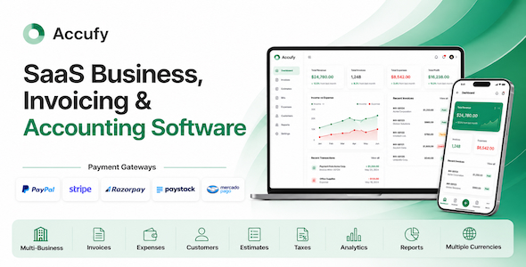 Accufy - SaaS Business, Invoicing & Accounting Software