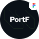 PORTF - Figma Personal Portfolio Template - ThemeForest Item for Sale