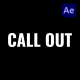 Call Outs - VideoHive Item for Sale