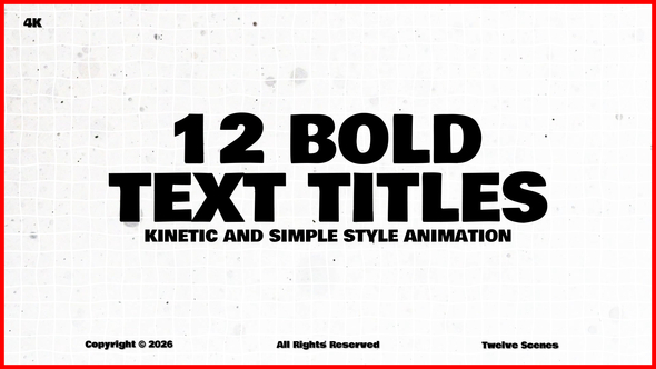 Bold Text Titles