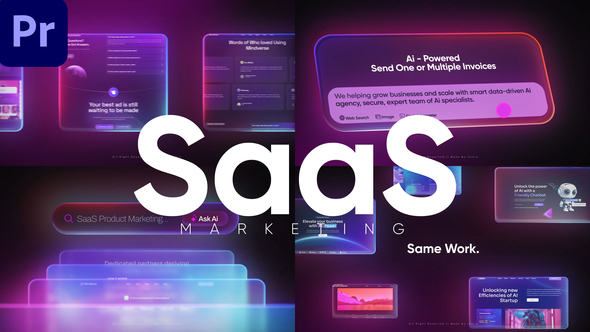 SaaS Product Promo MOGRT - Marketing Website Promo