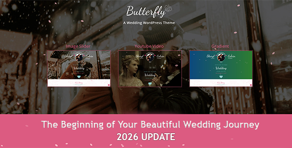 Butterfly – For Your Beautiful Wedding Journey