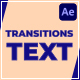 Transitions with Text - VideoHive Item for Sale