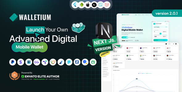 Walletium - Digital Wallet and Payment Gateway Full Solution