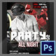 DJ Party Flyer (2 Colors) - GraphicRiver Item for Sale
