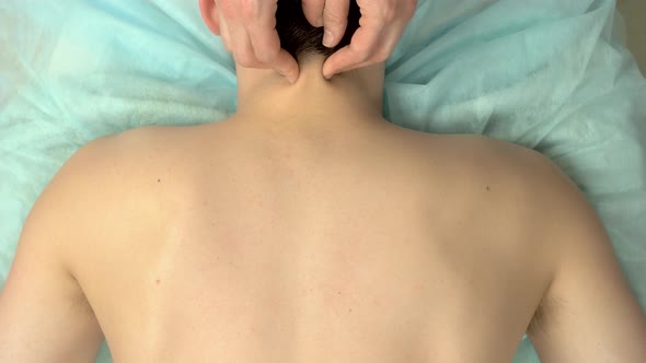 Man Having Neck Massage