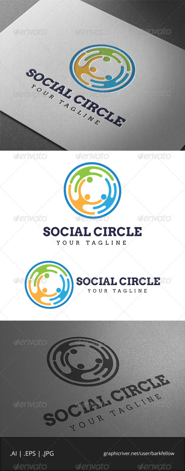Circle Logo Graphics Designs Templates From Graphicriver