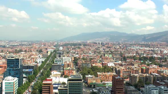 Bogota skyview cityscape, Colombia South America