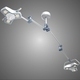 Dual Head Ceiling Led Lamp Light Surgical Arm Lighting Hospital - 3DOcean Item for Sale