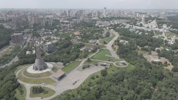 Aerial View of Kyiv By Day. Ukraine