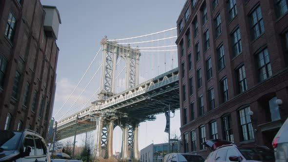 The Manhattan Bridge New York City at Golden Hour