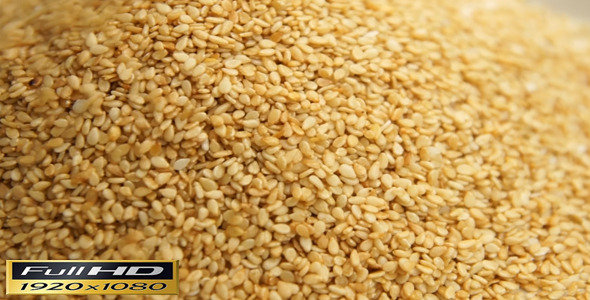 Pouring Sesam Seeds | Full HD