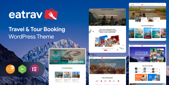 Eatrav – Travel & Tour Booking WordPress Theme
