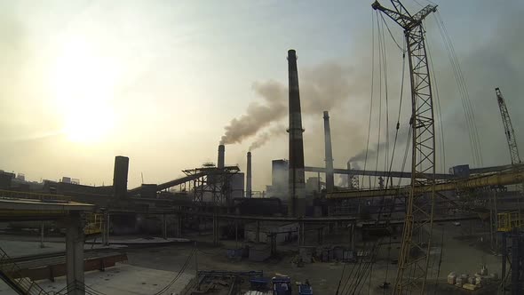 Timelapse of the Territory of the Metallurgical Plant